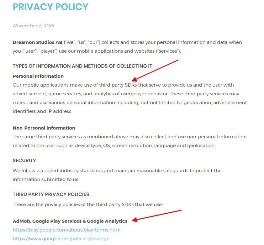 Privacy Policy for iOS Apps - Free Privacy Policy